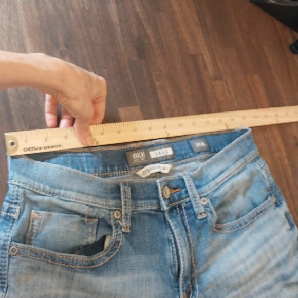 BKE Men's Straight Jeans in Faded Blue - Picture 8 of 12